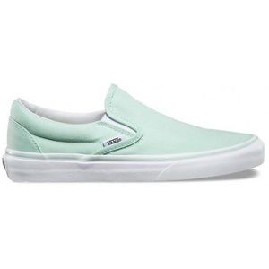 vans slip on aqua